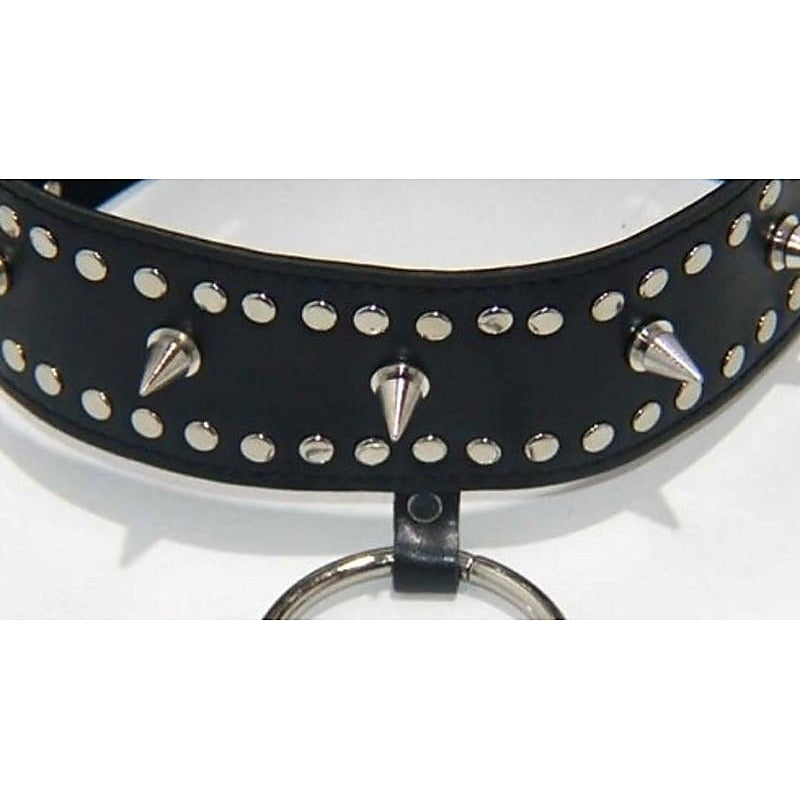 Punk Vegan Spiked Collar Heavy by BDStyle - Collars and Leads