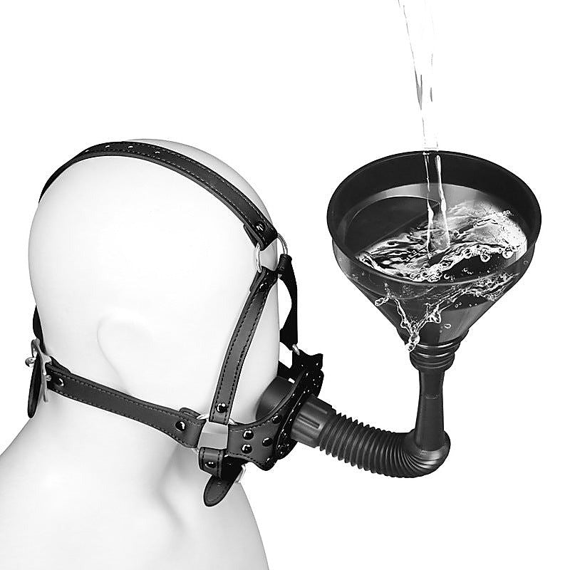 Fluid Feeder Muzzle Plug by BDStyle - Bondage Gags and Bits