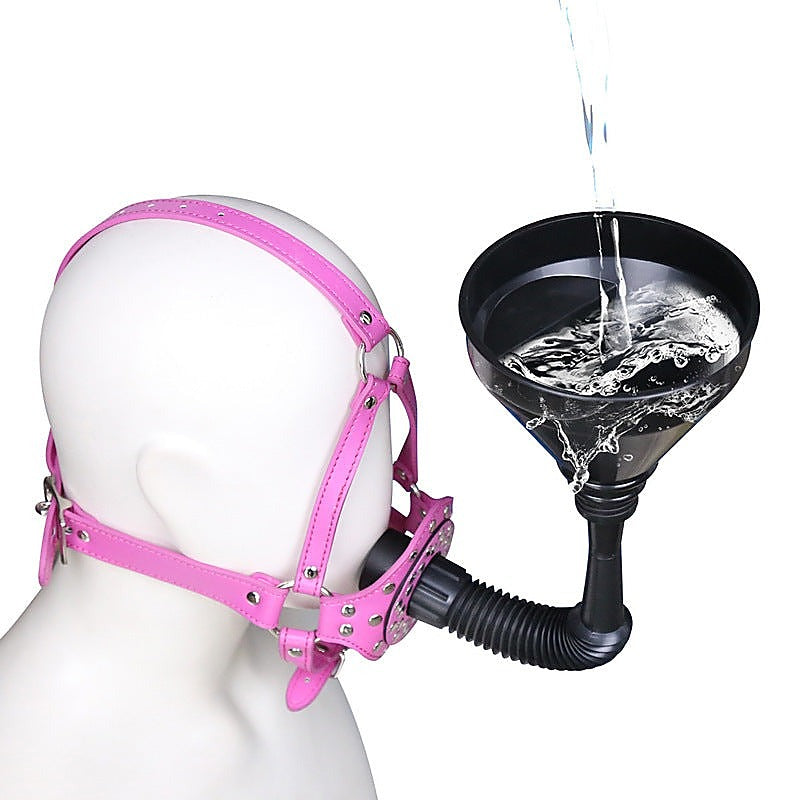 Fluid Feeder Muzzle Plug by BDStyle - Bondage Gags and Bits