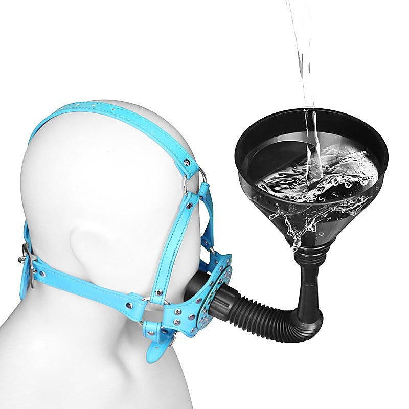 Fluid Feeder Muzzle Plug by BDStyle - Bondage Gags and Bits