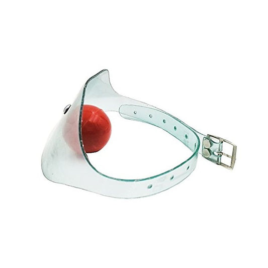 Transparent String Mouth Red Ball Gag by BDStyle - Bondage Gags and Bits