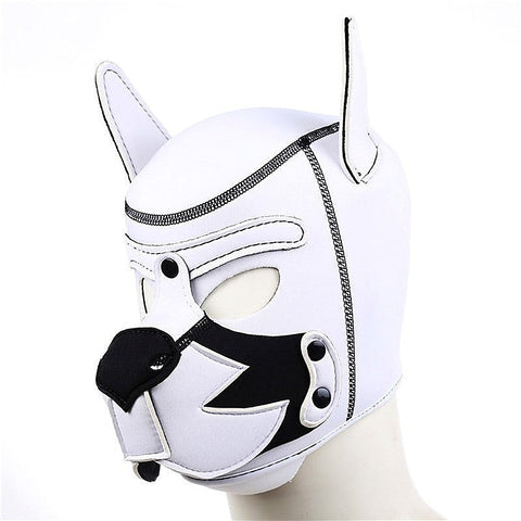 Premium Faux Leather Pig Hood by BDStyle - Bondage Hoods