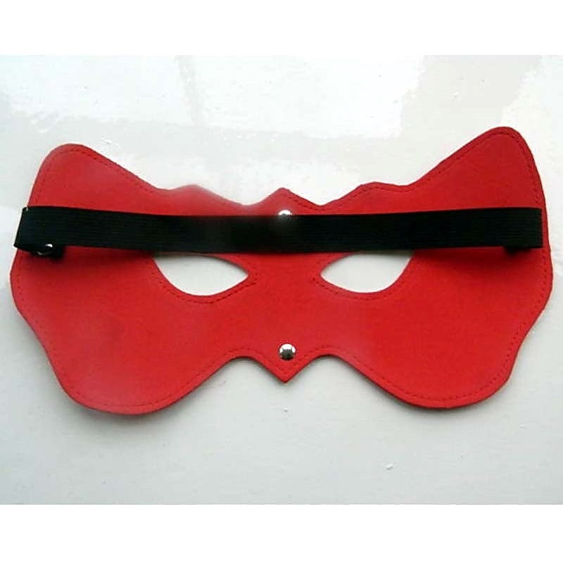 Cat PVC Eye Mask Red Heavy by BDStyle - Fancy Dress Ups