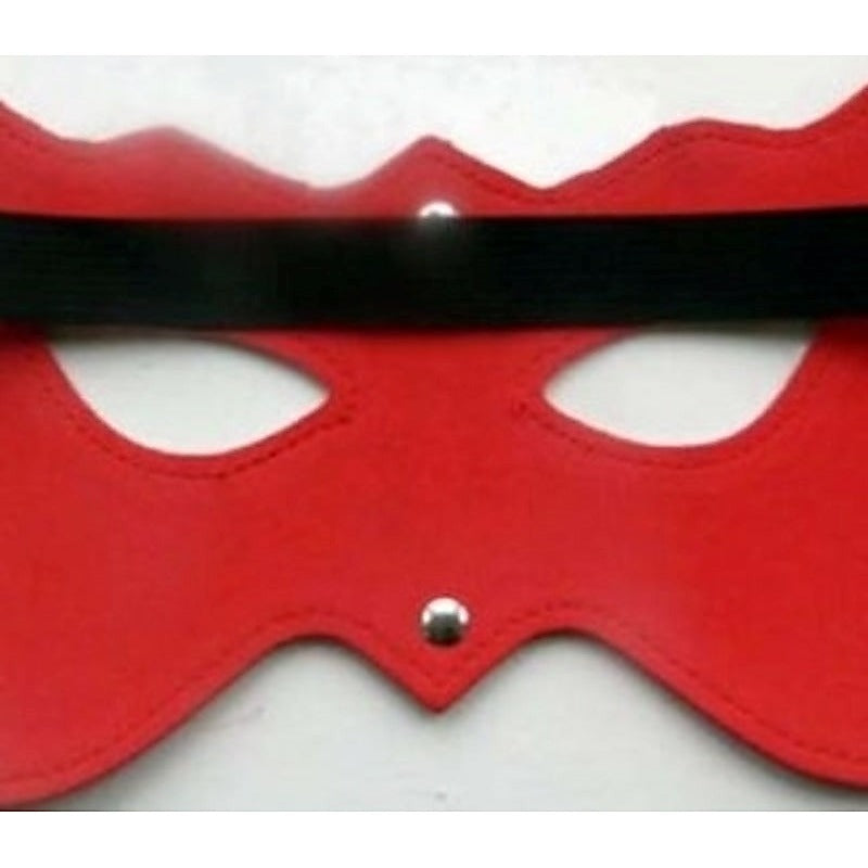Cat PVC Eye Mask Red Heavy by BDStyle - Fancy Dress Ups