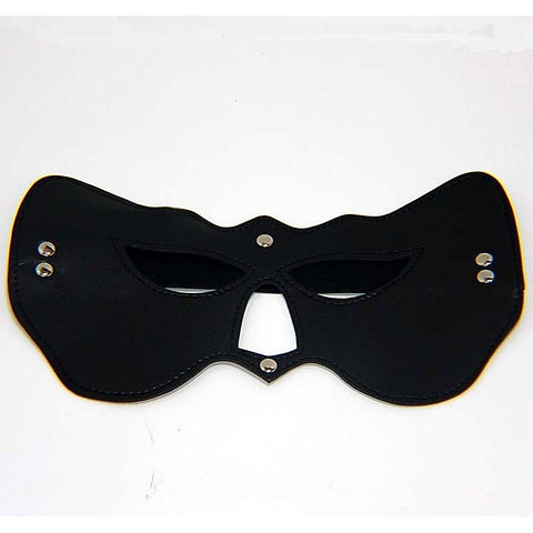 Cat Woman PVC Eye Mask Black Heavy by BDStyle - Fancy Dress Ups