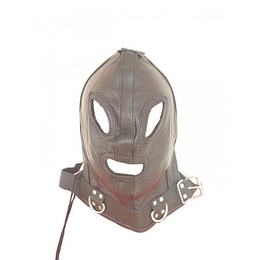 Kinky Extraterrestrial Leather Hood by BDStyle - Bondage Hoods