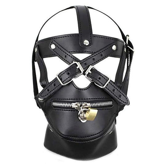 Strict Hood Zipper Harness by BDStyle - Bondage Hoods