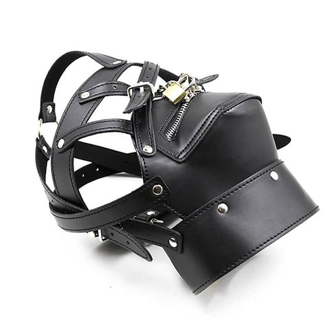 Strict Hood Zipper Harness by BDStyle - Bondage Hoods