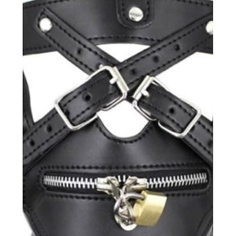BDSM Hood Harness & Muzzle Thin by BDStyle - Bondage Hoods