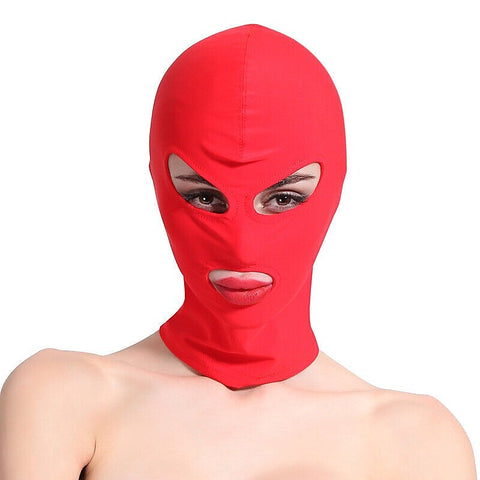 Premium Fantasy Spandex 3 Hole Hood by BDStyle - Bondage Hoods