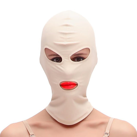 Premium Fantasy Spandex 3 Hole Hood by BDStyle - Bondage Hoods