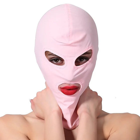 Premium Fantasy Spandex 3 Hole Hood by BDStyle - Bondage Hoods