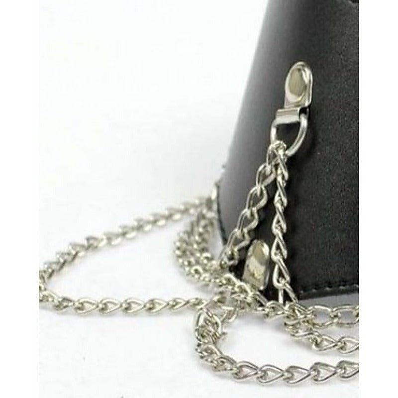 Ladies Fetish Posture Collar with Chains by BDStyle - Collars and Leads