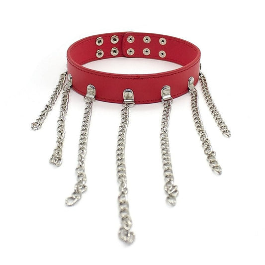 Neck Collar With Chains by BDStyle - Collars and Leads