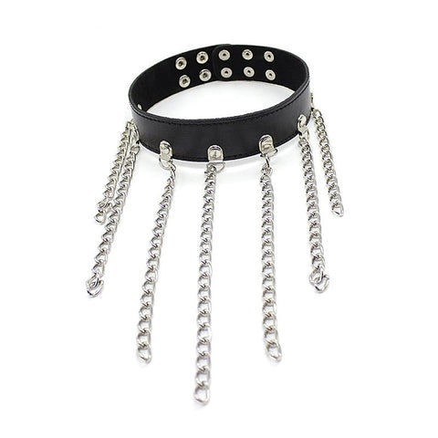 Neck Collar With Chains by BDStyle - Collars and Leads