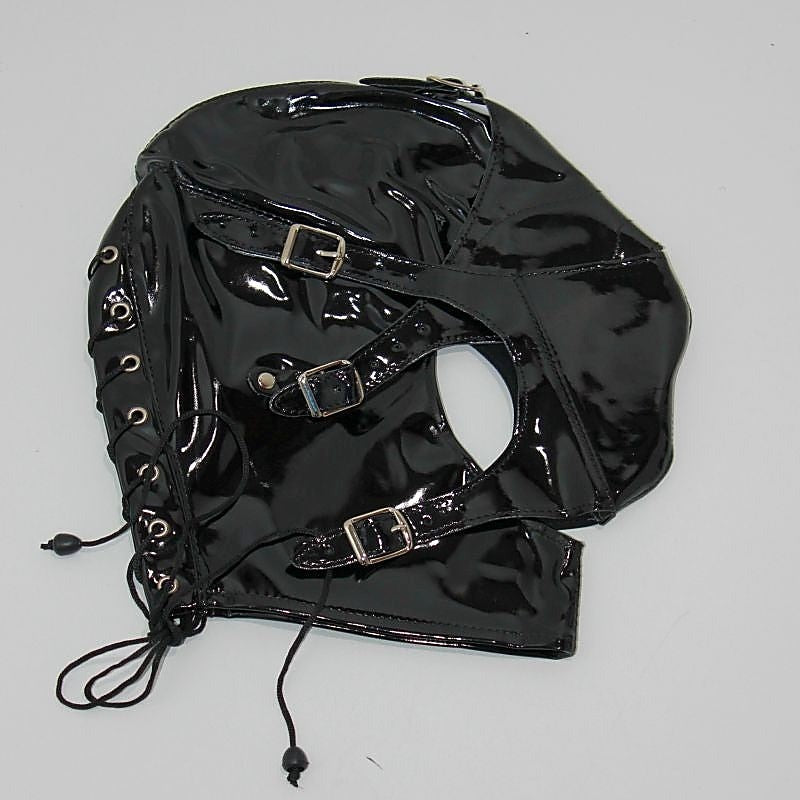 Multiplex Bondage Hood Leather by BDStyle - Bondage Hoods