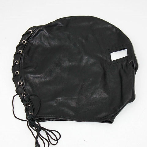 Premium Open Eyed BDSM Hood Leather by BDStyle - Bondage Hoods
