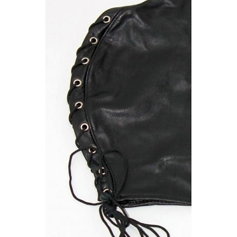 Open Eyed BDSM Hood Faux Leather by BDStyle - Bondage Hoods
