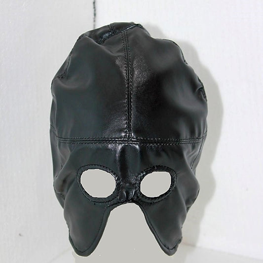 Axe Man Half Mask Leather by BDStyle - Bondage Hoods