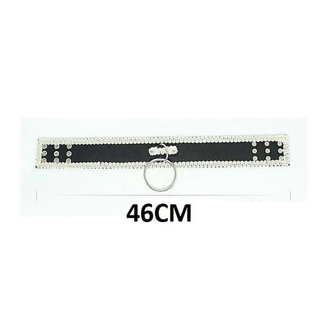 Lustful Studded and Laced Collar Heavy by BDStyle - Collars and Leads