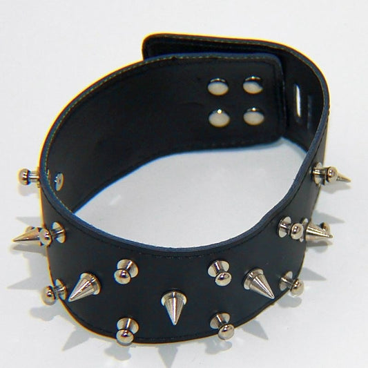 Rocky Studded & Spiked Collar Heavy by BDStyle - Collars and Leads