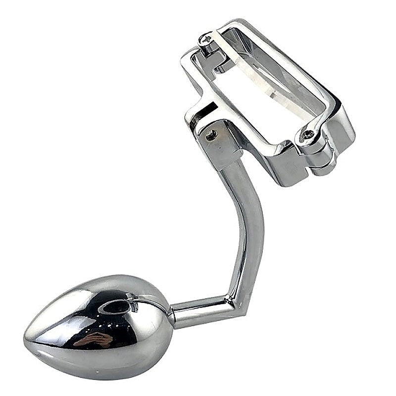 BDStyle Anal Hook With Ball Stretcher Premium Stainless Steel BDSM Gear - Ball and Cock Toys