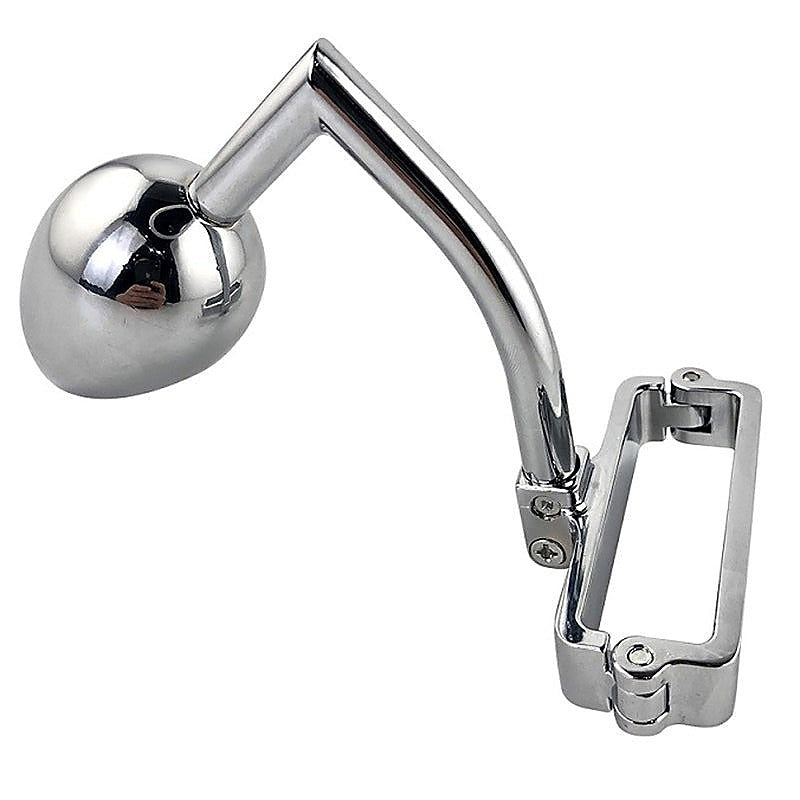 BDStyle Anal Hook With Ball Stretcher Premium Stainless Steel BDSM Gear - Ball and Cock Toys