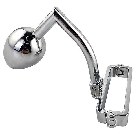 BDStyle Anal Hook With Ball Stretcher Premium Stainless Steel BDSM Gear - Ball and Cock Toys
