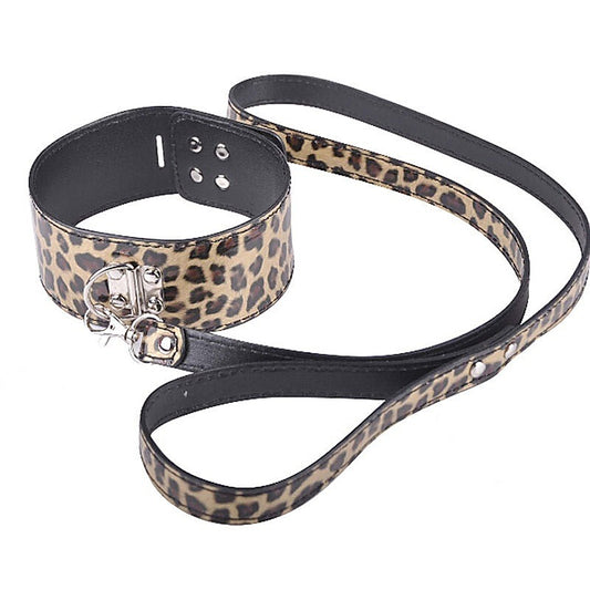 Wild Leopard Collar and Leash by BDStyle - Collars and Leads