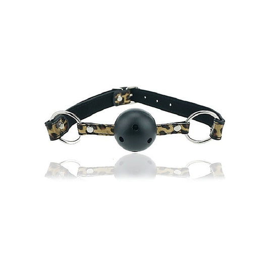 Wild Leopard Ball Gag by BDStyle - Bondage Gags and Bits