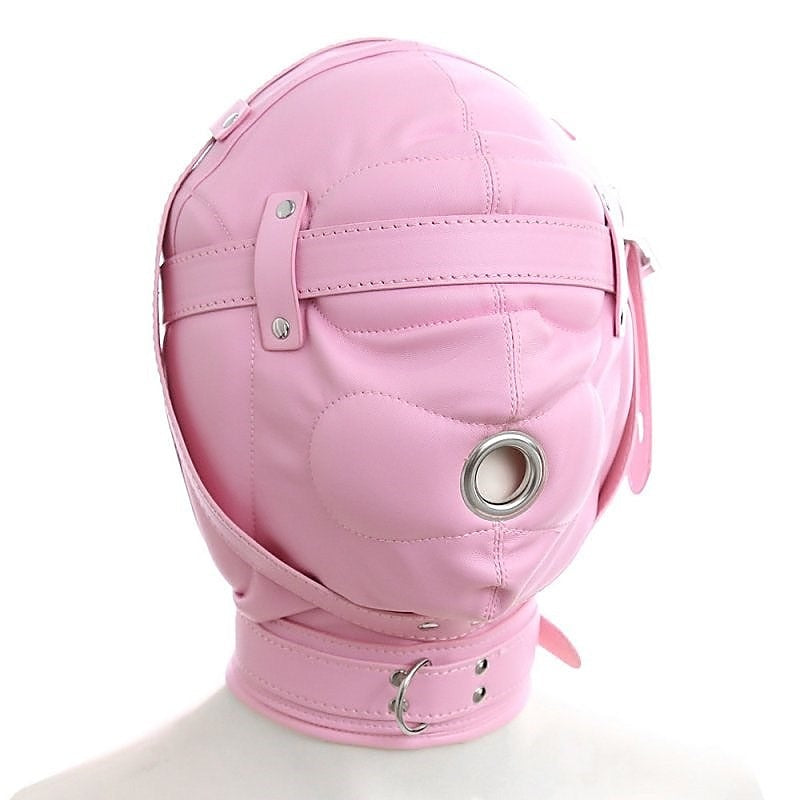 Professional Total Lockdown Hood by BDStyle - Bondage Hoods
