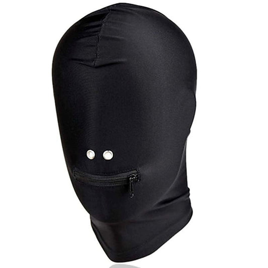 Spandex Zipper Mouth Hood by BDStyle - Bondage Hoods