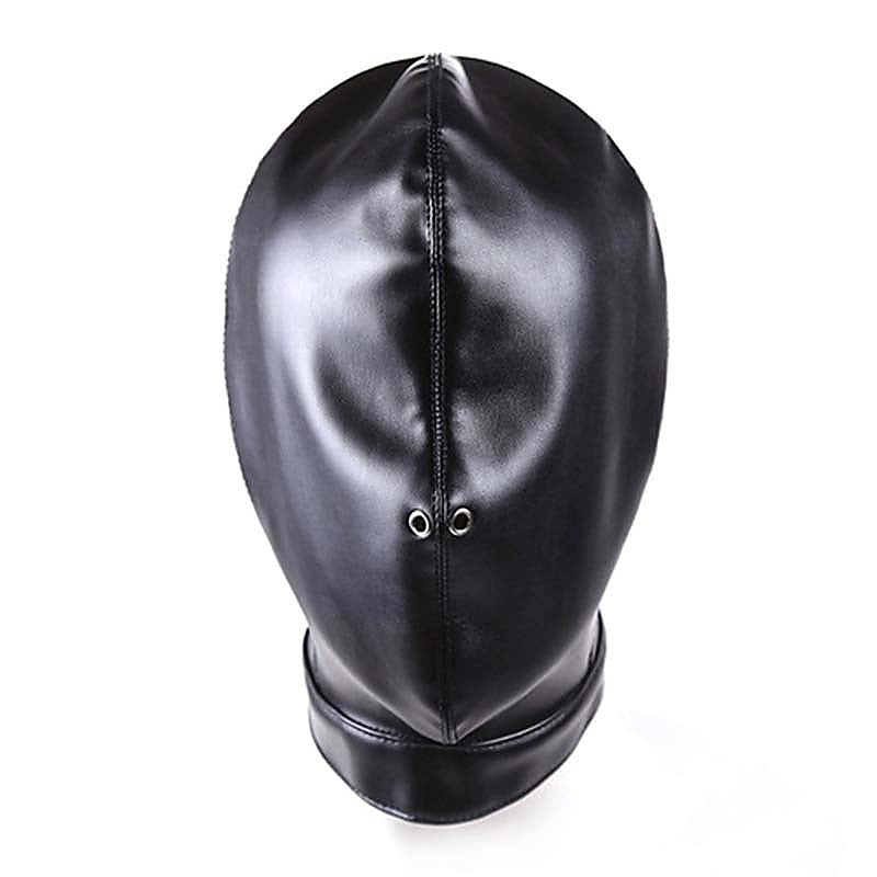 Premium Black Out Confinement Hood by BDStyle - Bondage Hoods