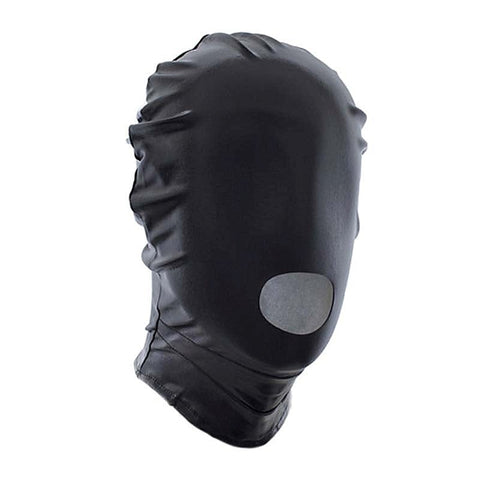 Premium Double Layer Open Mouth Hood by BDStyle - Bondage Hoods