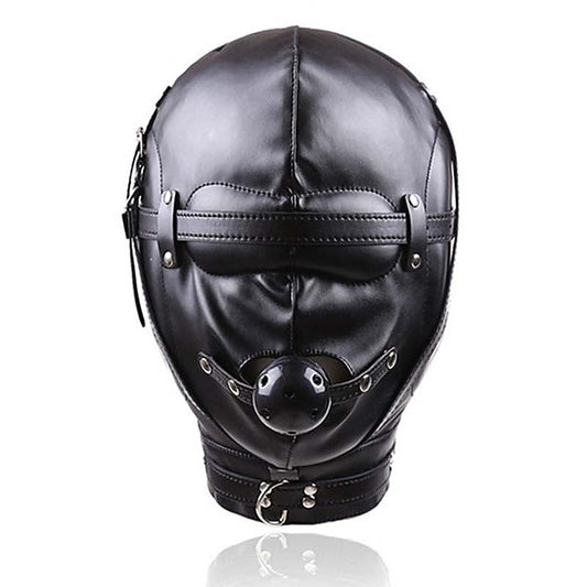 BDSM Hood With Removable Ball Gag by BDStyle - Bondage Gags and Bits