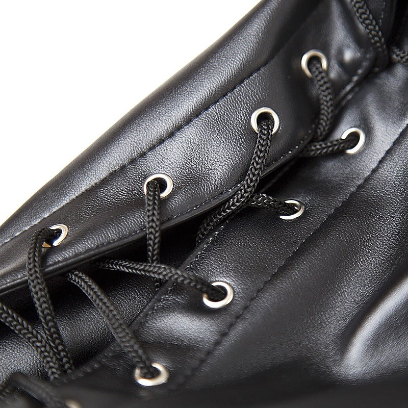 Basic Zipper Hood With O-Ring Collar by BDStyle - Bondage Hoods