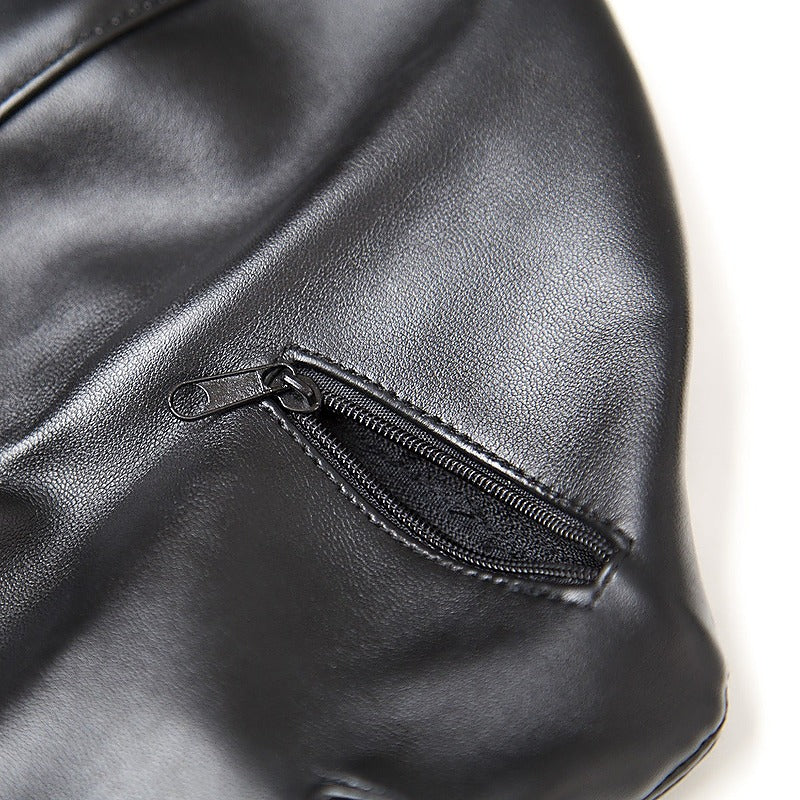 Basic Zipper Hood With O-Ring Collar by BDStyle - Bondage Hoods