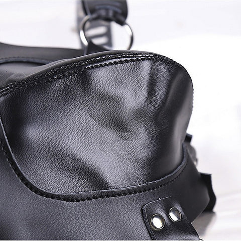 Faux Leather Male Chastity Pants by BDStyle - His Fetish