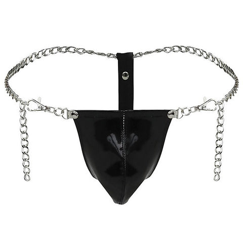 Strict Leather Chain Jockstrap by BDStyle - His Fetish