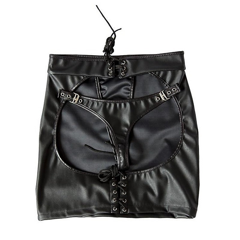 Ladies Open Back BDSM Skirt by BDStyle - Her Fetish