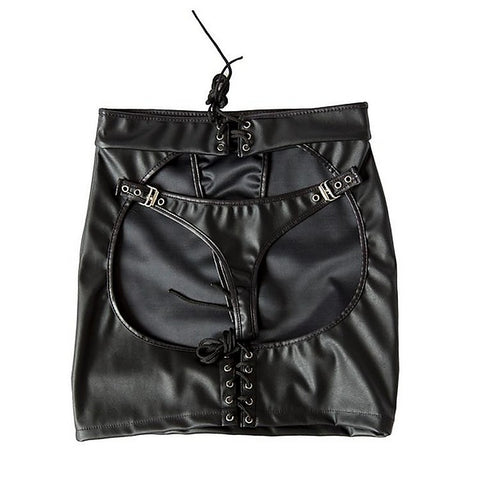 Ladies Open Back BDSM Skirt by BDStyle - Her Fetish