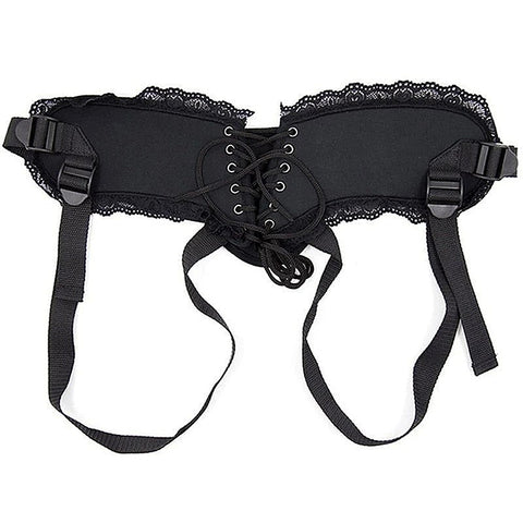 Strap-On Harness With Lace Back by BDStyle - Strap On Sextoys