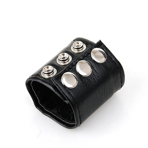 Leather Lined Ball Stretcher by BDStyle - Ball and Cock Toys