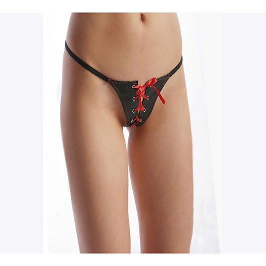 Sexy Panty with Red Silk Ties by BDStyle - Cuffs and Restraints