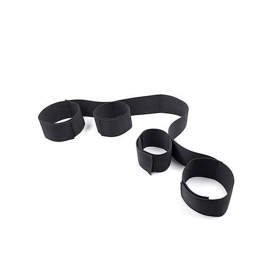 Soft Wrist to Ankle Restraints by BDStyle - Cuffs And Restraints