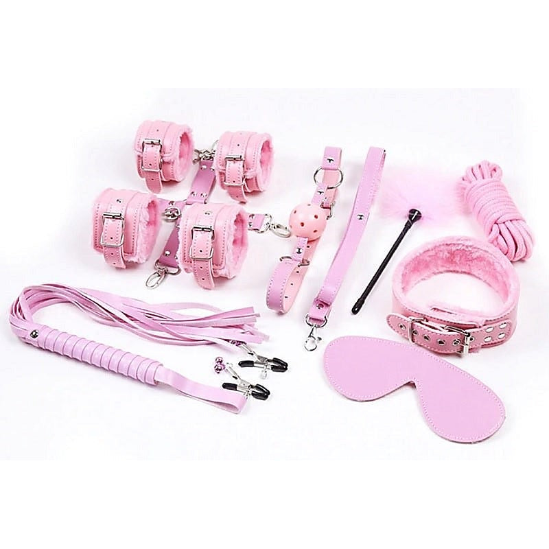 Hogtie Fur Lined Body Restraints Set by BDStyle - Bondage Kits