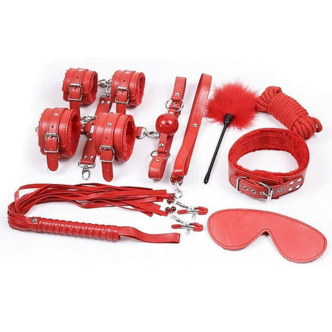 Hogtie Fur Lined Body Restraints Set by BDStyle - Bondage Kits