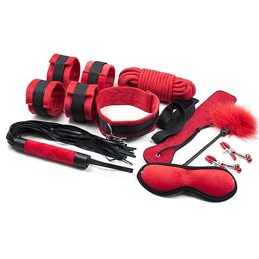 Lucifers Bondage Kit 9 Pcs by BDStyle - Bondage Kits