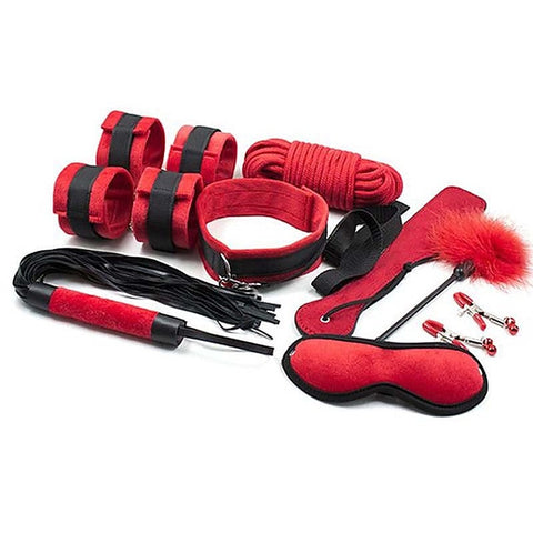 Premium Lucifers Bondage Kit 9 Pcs by BDStyle - Bondage Kits