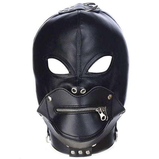 Zipper Mouth Bondage Experience by BDStyle - Bondage Hoods